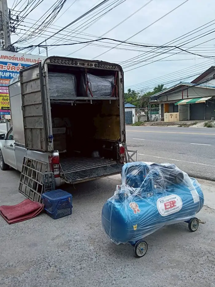 รถขนของย้ายเฟอร์นิเจอร์และเครื่องใช้ไฟฟ้า